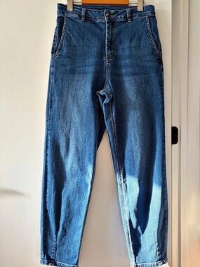 Kaffe Blue Barrel Leg Jeans